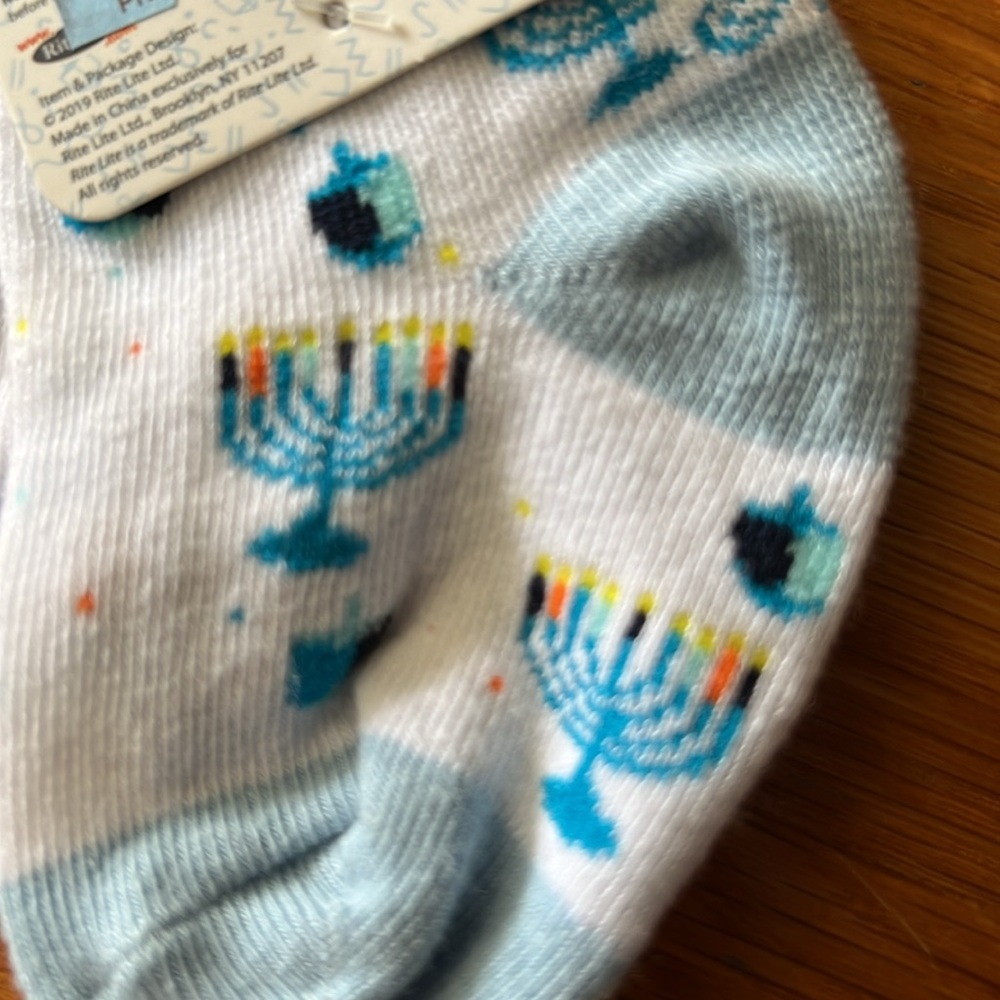 🕎 NWT Chanukah Socks for Baby 🕎 - Picture 3 of 5